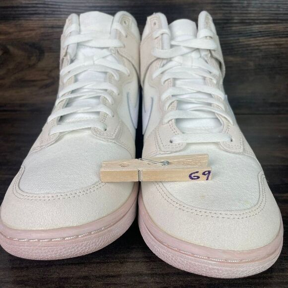 Nike Dunk High Retro PRM Cracked Leather Swoosh: DV0822-100 Size 11.5 - Picture 11 of 11